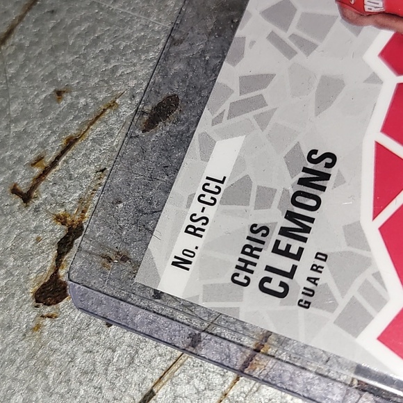 Autographed. Chris Clemons. Rookie Script. Panini. Prizm. MINT - Picture 6 of 8